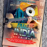 Music flyer design