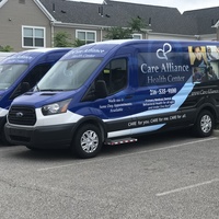 Van wrapping coordinated with local vendor