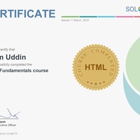 HTML Certificate