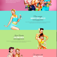 Design of front page for Tiki drink