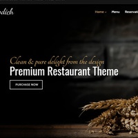 A Restaurant WordPress Theme