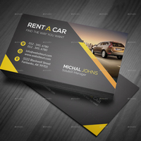 Racing car company Business Card