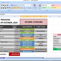 Expense Tracker work sample 