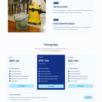 Cleaning Business website