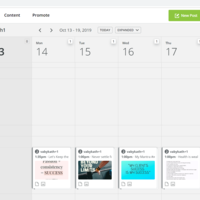 social media schedule post using hootsuite
