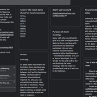 Organizing notes as Executive assistant