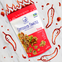 Sriracha Sprouted Snacks Packaging
