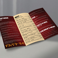 Menu Brochure