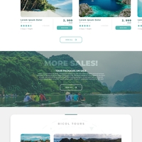 A Travel & Tour Agency Mockup Desig