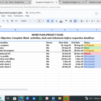 Project Planning