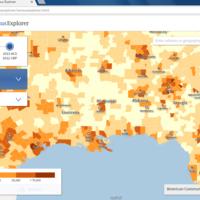 Searching county in a specific state using Census Explorer