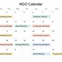 Calendar Mgt for an NGO