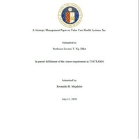 Strategic Plan Sample Work