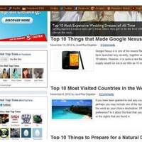 HotTopTens Personal Website 