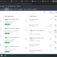 CRM - Zoho Navigation