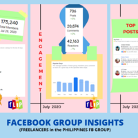 Facebook group insight (Canva)