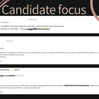 Candidate Focus