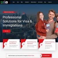 Custom UI/UX Design for Visa Agency Website (Laravel-Based)