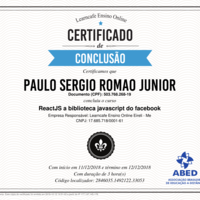 React Certificate