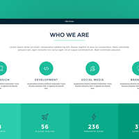 Layout for WordPress Theme - AGENZIA