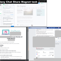 Marketing Task for Admin in Many chat