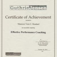 Effective Performance Coaching