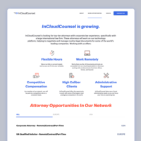 InCloudCouncel - Work Opportunity Page