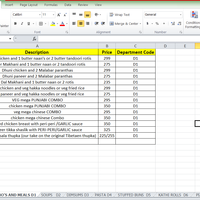 Excel work