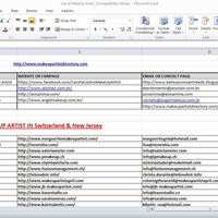 List of Makeup Artist