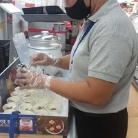 Preparing free tasting corn beef product