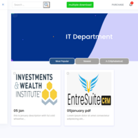 Category section of pdf system