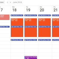 Calendar Management on week view