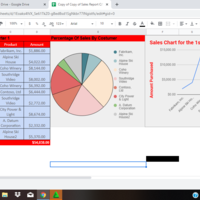 Excels and charts I'e made