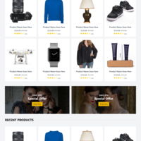 Multi vendor ecommerce  store.