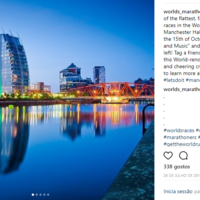 World's Marathons: Instagram post