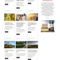 Wine Blog Layout and Implementation Wordpress