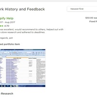 Succesfull Internet Research on Upwork Job