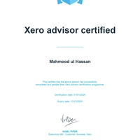 Xero Advisor Certificate