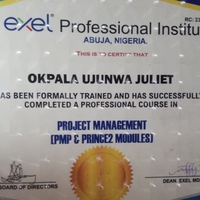 Certified project manager.