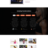 A fitness Website 