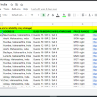 Shortlisting using Google Sheet