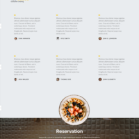 New Work Restaurant Business Website Testimonials