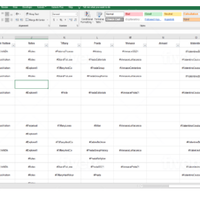 Product Listing in Excel
