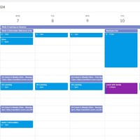 This is my work managing client's calendar