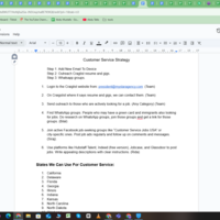 creating strategies about markeeting