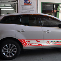 Vehicle Sticker Mockup