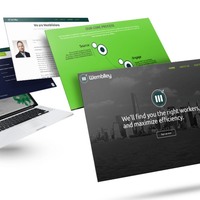 HR company website + logo