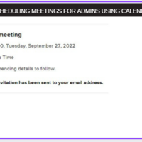Scheduling meeting using calendly