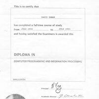 One Year Diploma in Computer Sciences