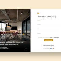 Coworking Space Sign Up